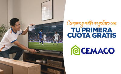 Promo Primera Cuota Gratis CEMACO