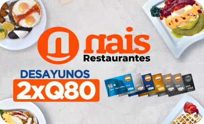 Promoción NAIS Desayunos 2xQ80