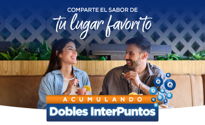 Dobles InterPuntos Restaurantes Agosto 2026