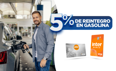 Promoci&oacute;n Reintegro 5% en Gasolina