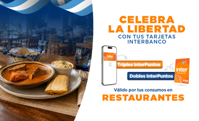 Promoción Dobles y Triples InterPuntos Restaurantes